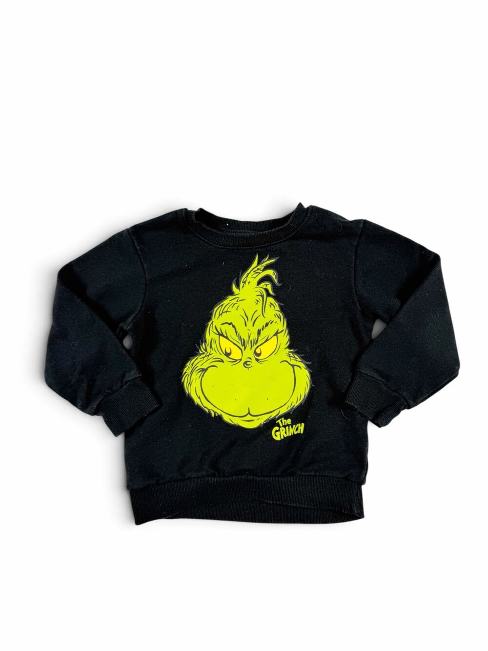 The Grinch Dr. Seuss Christmas Graphic Sweatshirt Black 4